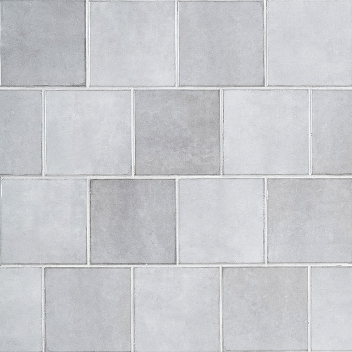 MSI - Renzo - 5 in. x 5 in. - Ceramic Wall Tile - Sterling Brick Install