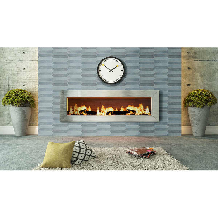 MSI - Renzo - 2.5 in. x 13 in. Pickett Tile - Denim Room Scene