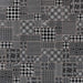 MSI - Tetris Nero 10mm Honed Marble Mosaic Tile