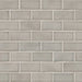 MSI - Highland Park - 3 in. x 6 in. Dove Gray Subway Tile