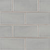 See MSI - Highland Park - 3 in. x 6 in. Morning Fog Subway Tile