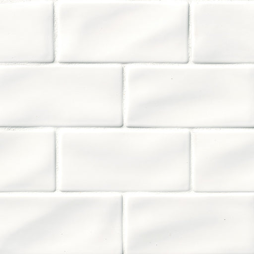 MSI - Highland Park - 3 in. x 6 in. Whisper White Subway Tile