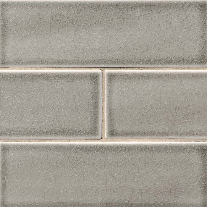 MSI - Highland Park - 4 in. x 12 in. Dove Gray Subway Tile