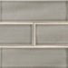 MSI - Highland Park - 4 in. x 12 in. Dove Gray Subway Tile