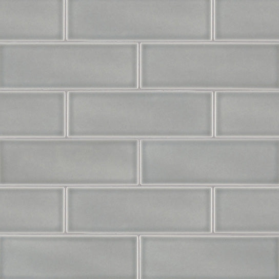 MSI - Highland Park - 4 in. x 12 in. Morning Fog Subway Tile