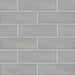 MSI - Highland Park - 4 in. x 12 in. Morning Fog Subway Tile