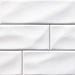 MSI - Highland Park - 4 in. x 12 in. Whisper White Subway Tile