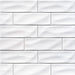 MSI - Highland Park - 4 in. x 12 in. Whisper White Subway Tile