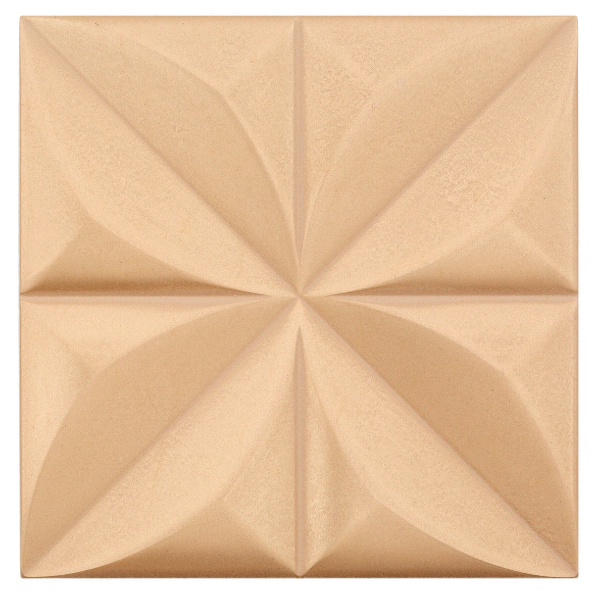 Marazzi - GeoMetal Floret 6&quot; x 6&quot; Wall Tile - Champagne Gold