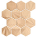 Marazzi - GeoMetal 3" Hexagon Mosaic - Champagne Gold