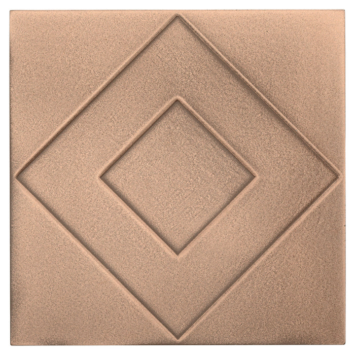 Marazzi - GeoMetal Geometric 6" x 6" Wall Tile - Bronze