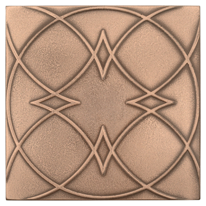 Marazzi - GeoMetal Ornament 6" x 6" Wall Tile - Bronze