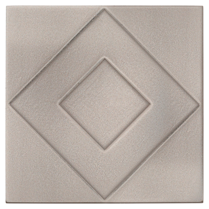 Marazzi - GeoMetal Geometric 6" x 6" Wall Tile - Nickel