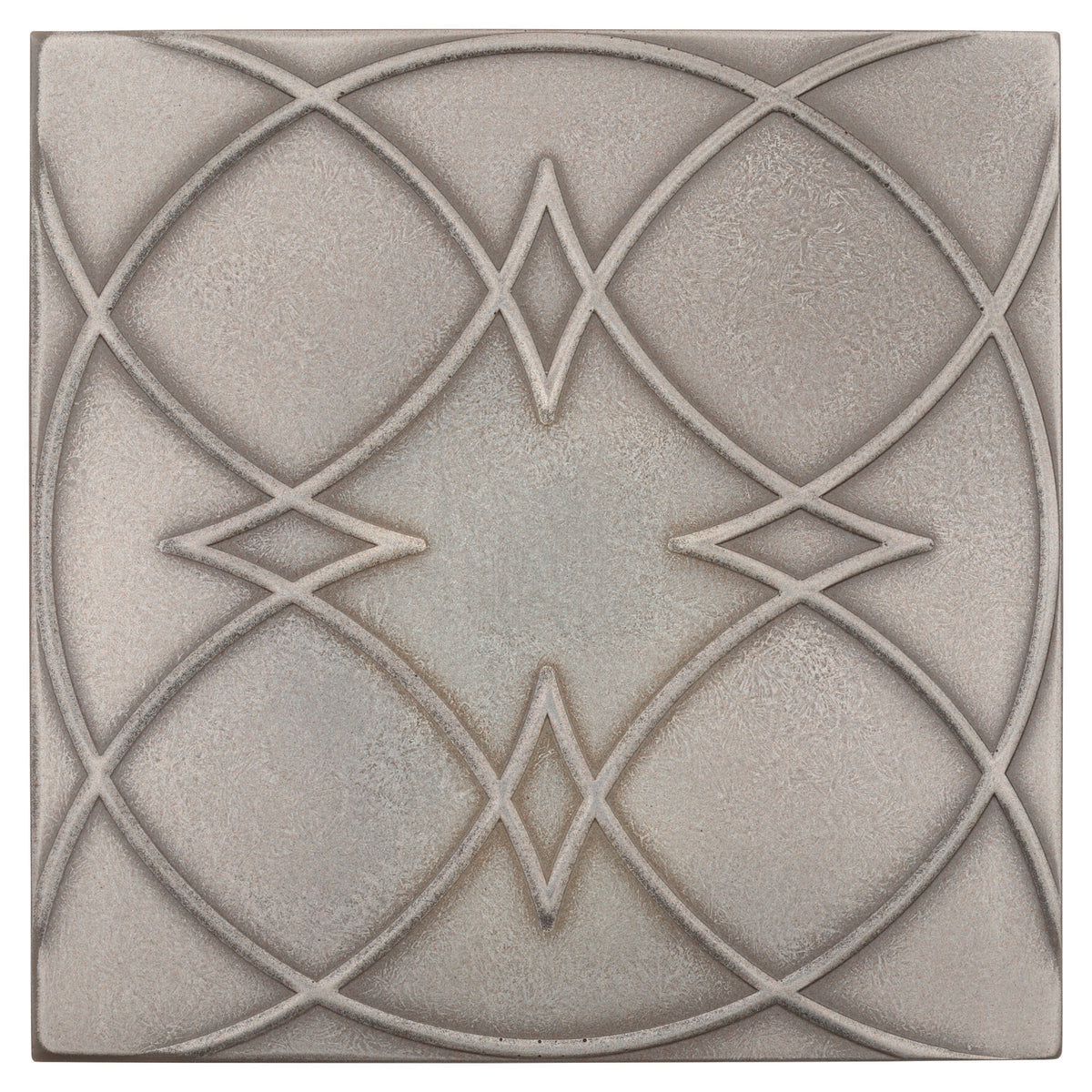 Marazzi - GeoMetal Ornament 6&quot; x 6&quot; Wall Tile - Nickel