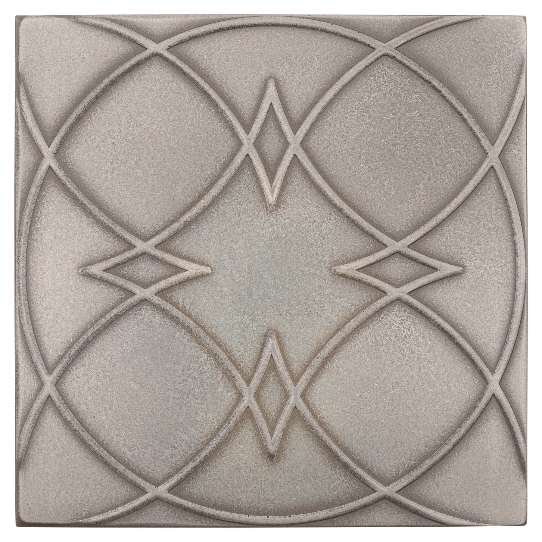Marazzi - GeoMetal Ornament 6" x 6" Wall Tile - Nickel
