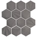 Marazzi - GeoMetal 3" Hexagon Mosaic - Gunmetal