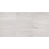 See Marazzi - Haven Point 12 in. x 24 in. Marble Tile - Candid Heather Honed