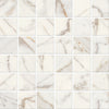 See Marazzi - Marble Obsession - 2 in. x 2 in. Glazed Ceramic Mosaic - Calacatta Gold