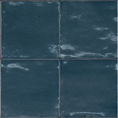 Marazzi - Rice - 6 in. x 6 in. Glazed Porcelain Wall Tile - Blu — Floorzz
