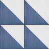 See Marazzi - Scenario 8 in. x 8 in. Glazed Porcelain Tile - SR23 Blue Triangle