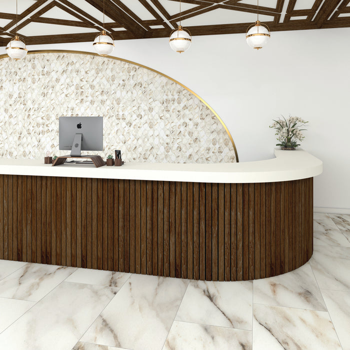 Marazzi - Savoir - 24 in. x 48 in. Colorbody Porcelain Tile - Cafe Polished Room Scene