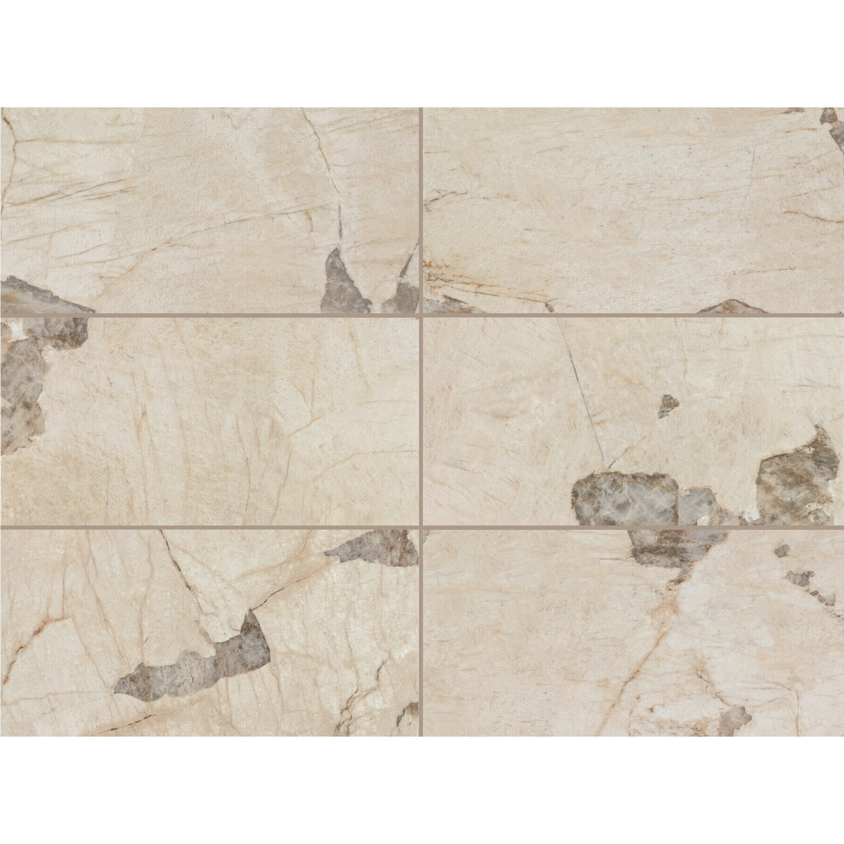 Marazzi - Savoir - 24 in. x 48 in. Colorbody Porcelain Tile - Pierre Polished Variation