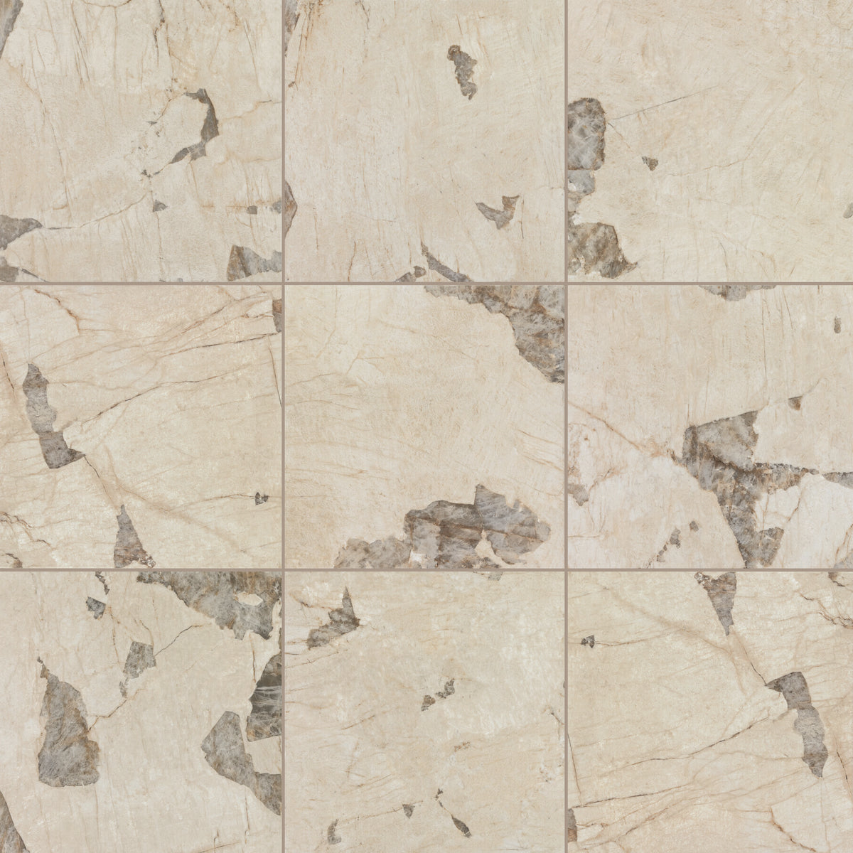 Marazzi - Savoir - 24 in. x 24 in. Colorbody Porcelain Tile - Pierre Polished Variation