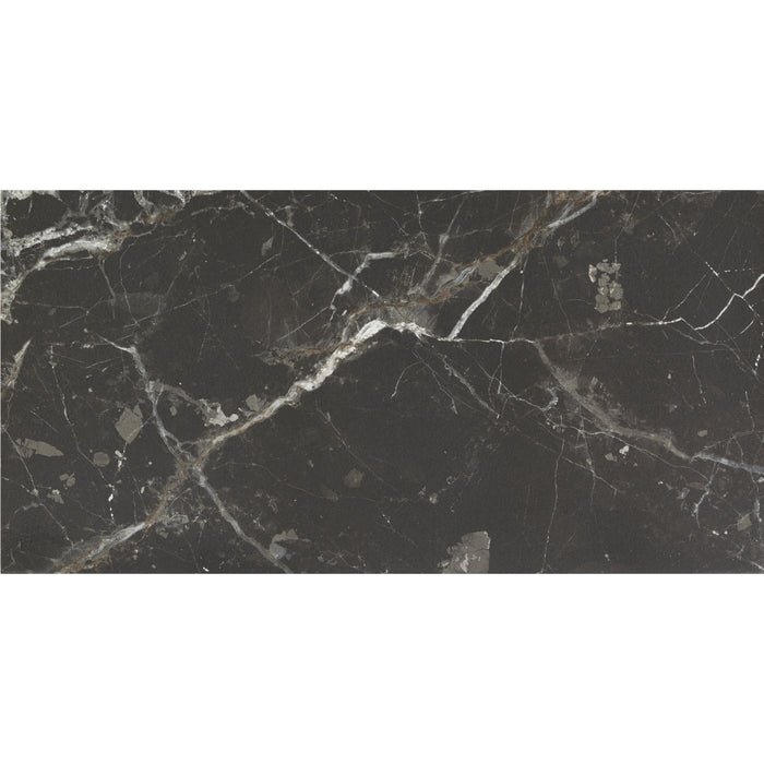 Marazzi - Savoir - 24 in. x 48 in. Colorbody Porcelain Tile - Noir Matte