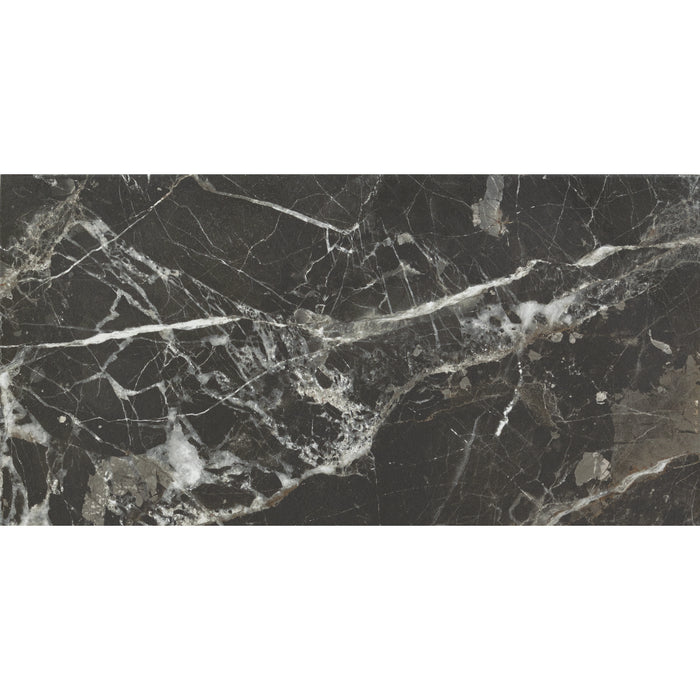 Marazzi - Savoir - 24 in. x 48 in. Colorbody Porcelain Tile - Noir Matte