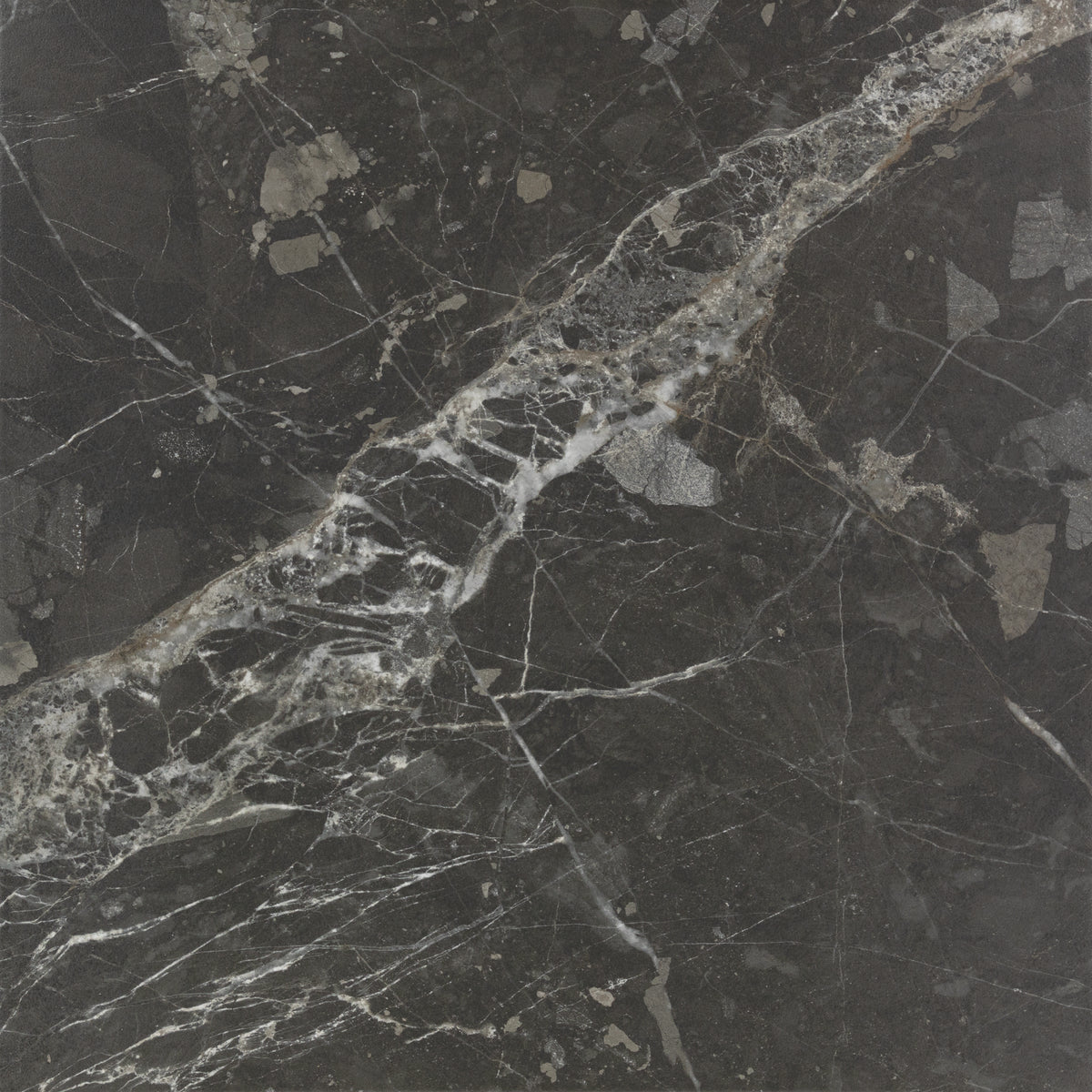 Marazzi - Savoir - 24 in. x 24 in. Colorbody Porcelain Tile - Noir Polished