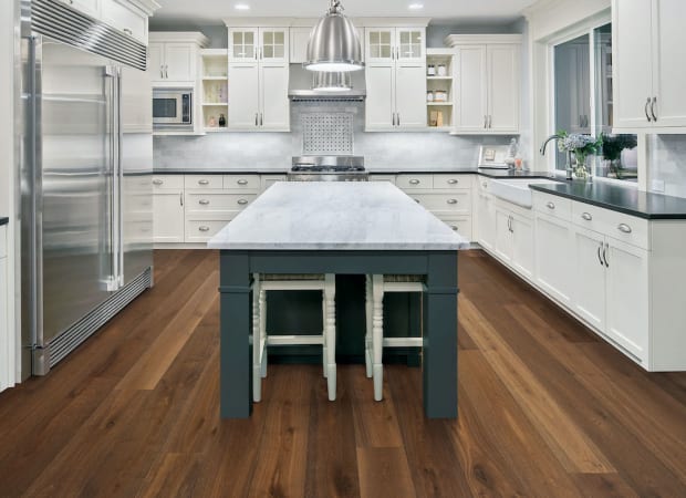 Nuvelle - Sawgrass Hills Engineered Hardwood - Malibu  Room scene