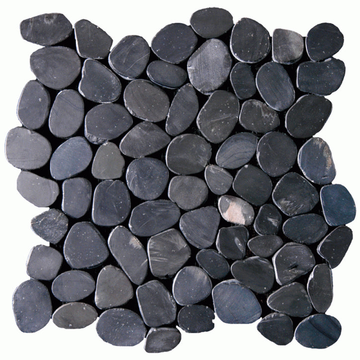 Maniscalco - Botany Bay Pebbles - Sliced Black