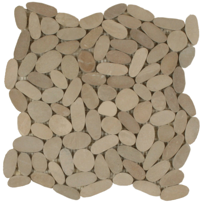 Maniscalco - Botany Bay Pebbles - Sliced Khaki