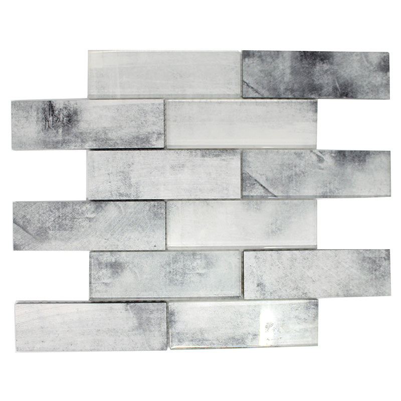 Maniscalco - Gosford Glass and Stone Mosaics - 2 in. x 6 in. - Fusion Blend