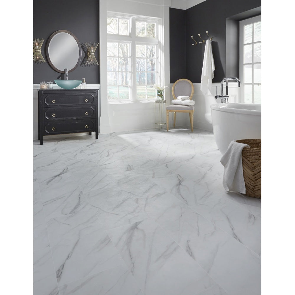 Mannington - ADURA Flex - Legacy - White with Gray Room Scene