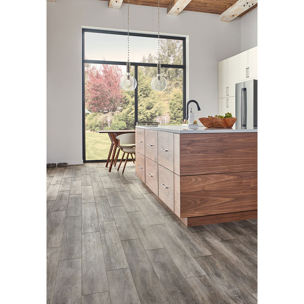 Mannington - Adura Max Plank - Margate Oak 6 in. x 48 in. - Waterfront Room Scene