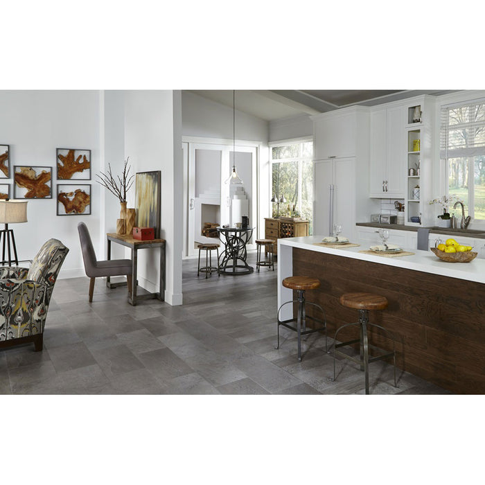 Mannington - ADURA®Max Tile - Meridian - Carbon Room Scene