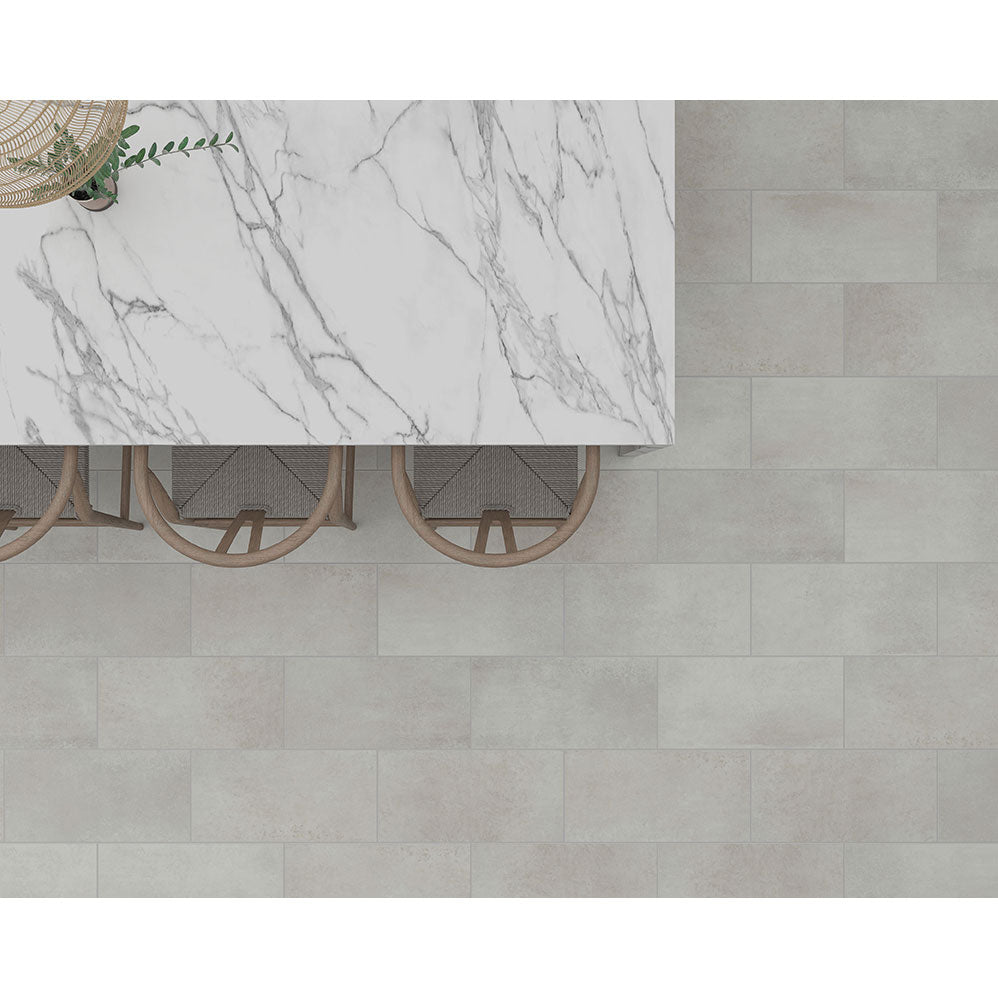 Mannington - ADURA®Max Tile - Riviera - White Sand Installed