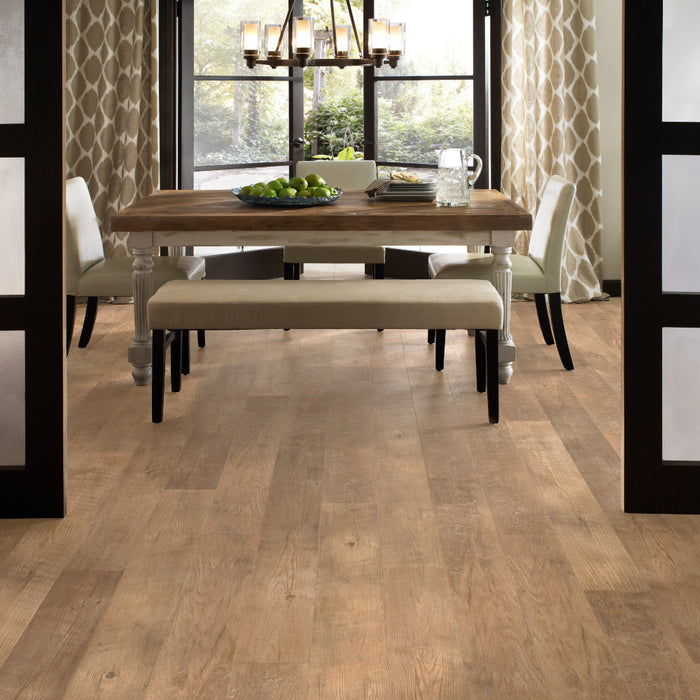 Mannington - Adura Max Plank - Dockside 6 in. x 48 in. - Sand Room Scene