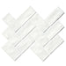 Marazzi - Artezen 2 in. x 4 in. Herringbone Mosaic - Elegant White AT20