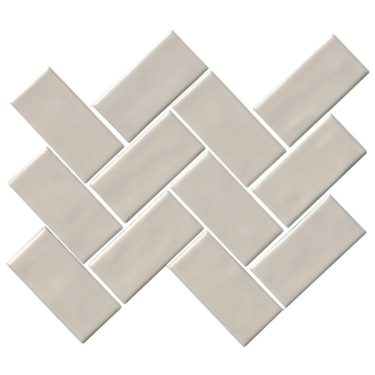 Marazzi - Artezen 2 in. x 4 in. Herringbone Mosaic - Nordic Sand AT21