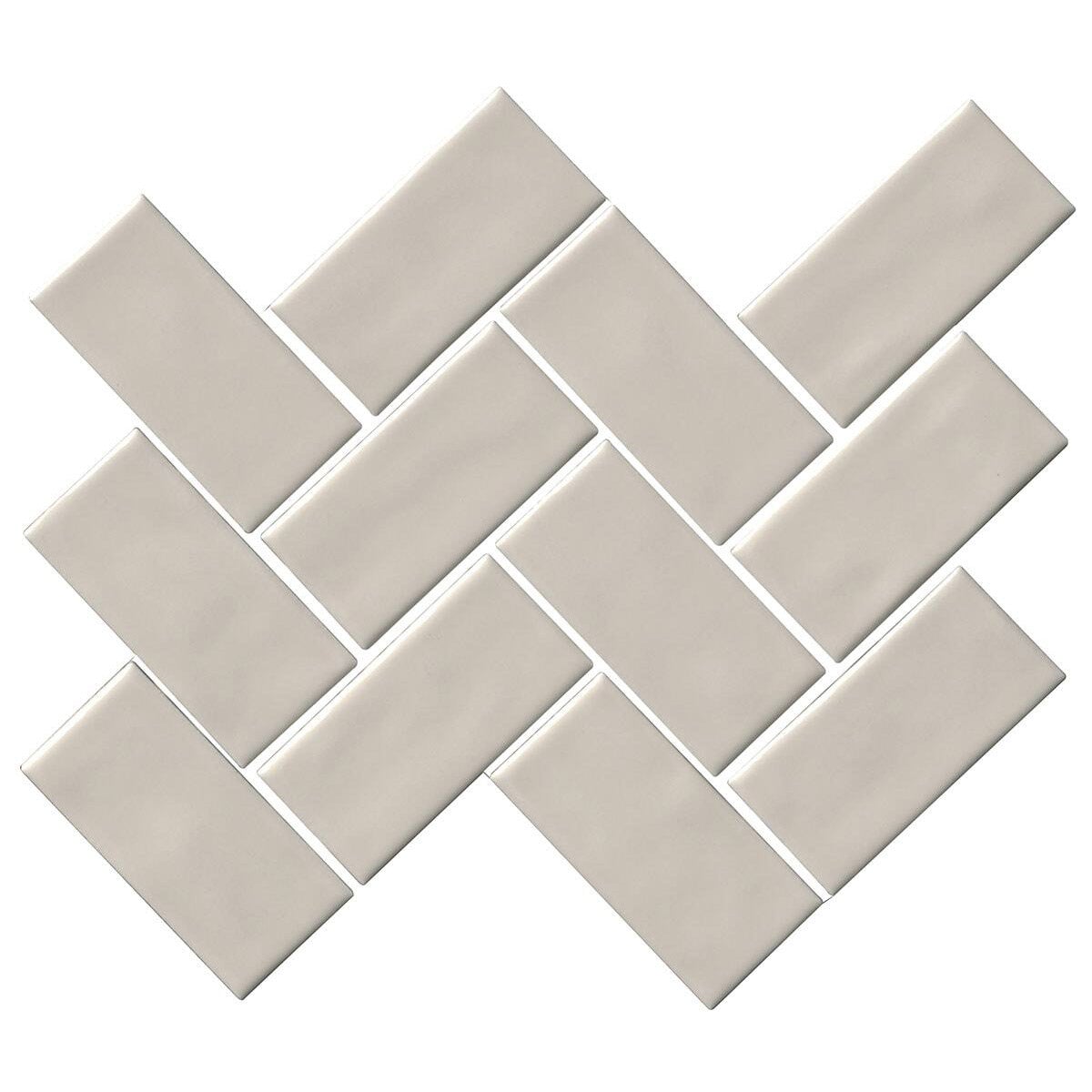 Marazzi - Artezen 2 in. x 4 in. Herringbone Mosaic - Nordic Sand