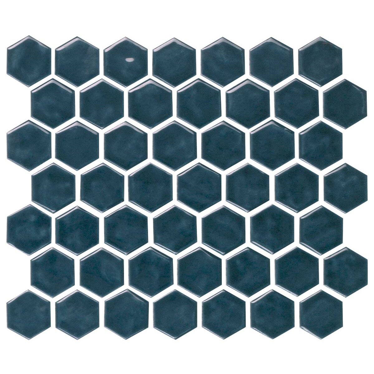 Marazzi - Artezen Hexagon Mosaic - Deep Blue AT24