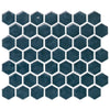 See Marazzi - Artezen Hexagon Mosaic - Deep Blue AT24