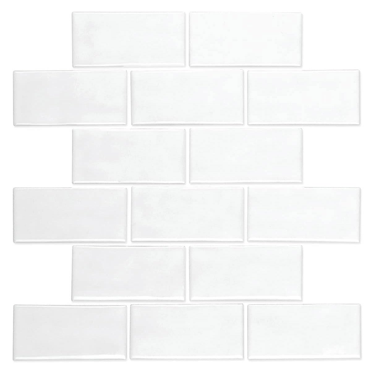 Marazzi - Artezen 2 in. x 4 in. Brick Joint Mosaic - Elegant White