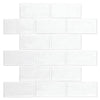 See Marazzi - Artezen 2 in. x 4 in. Brick Joint Mosaic - Elegant White AT20