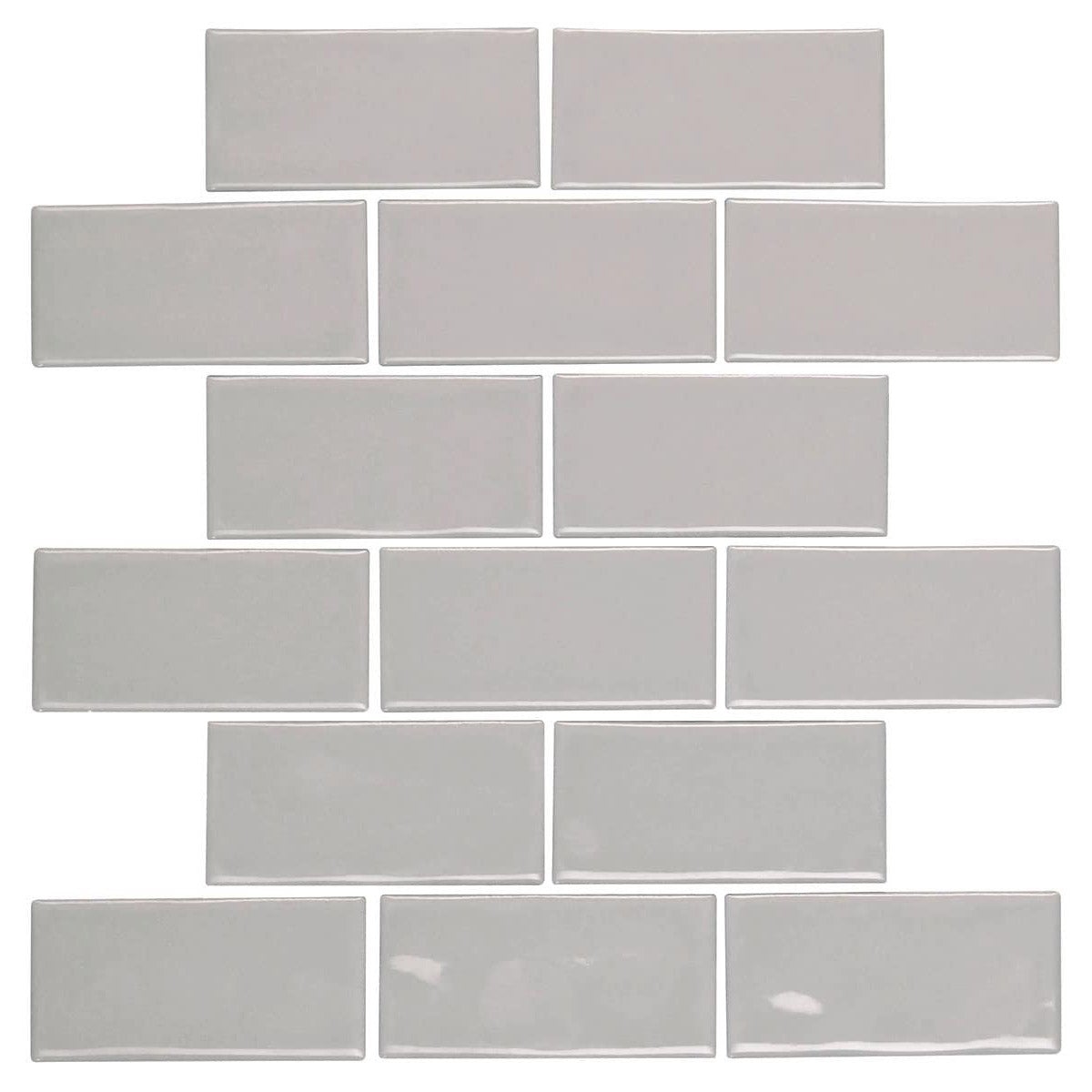 Marazzi - Artezen 2 in. x 4 in. Brick Joint Mosaic - Ideal Gray AT22