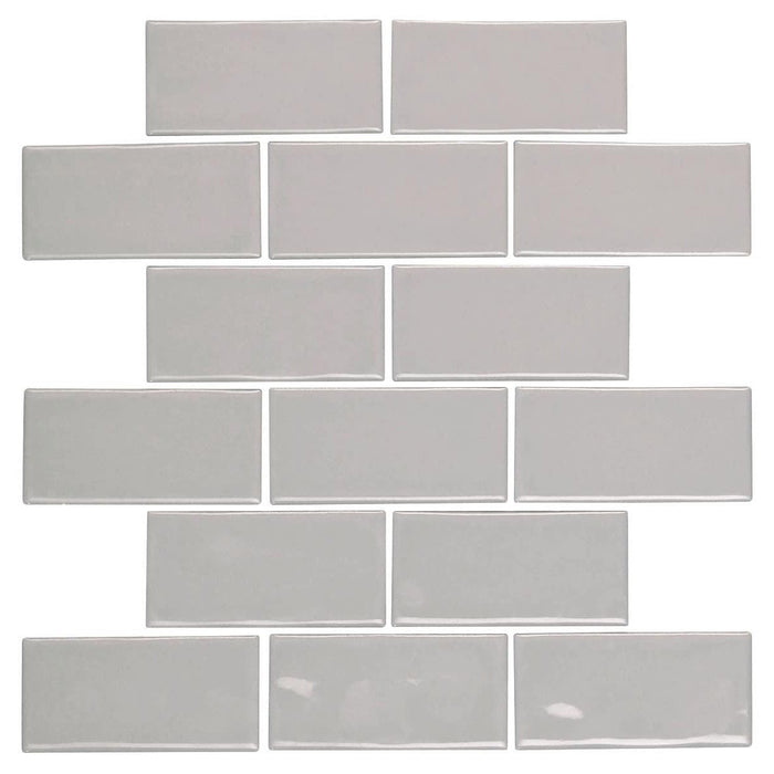 Marazzi - Artezen 2 in. x 4 in. Brick Joint Mosaic - Ideal Gray AT22