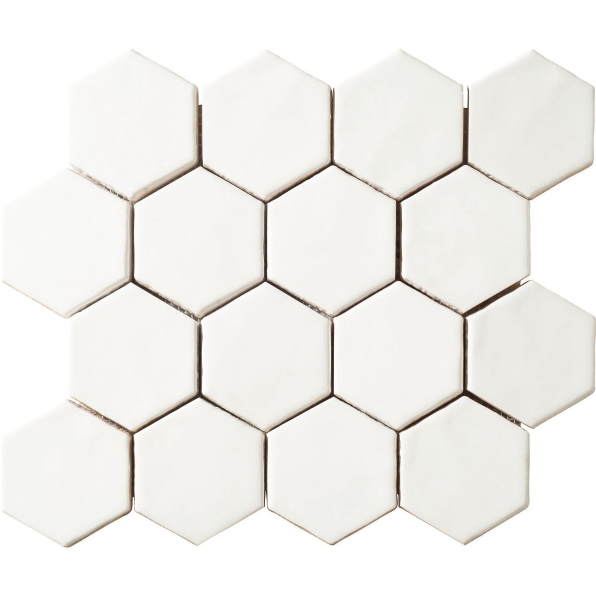 Marazzi - Artistic Reflections™ 3 in. Hexagon Mosaic - Artic Matte