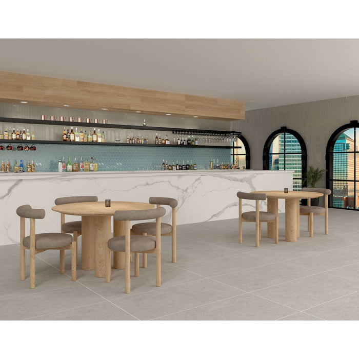Marazzi - Artistic Reflections™ 3 in. Hexagon Mosaic - Haze Glossy Room Scene